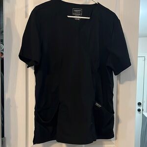 Cherokee womens Black scrub top